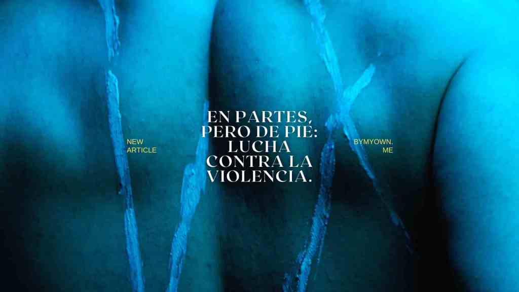 En partes, pero de pie: Lucha contra la&nbsp;violencia.